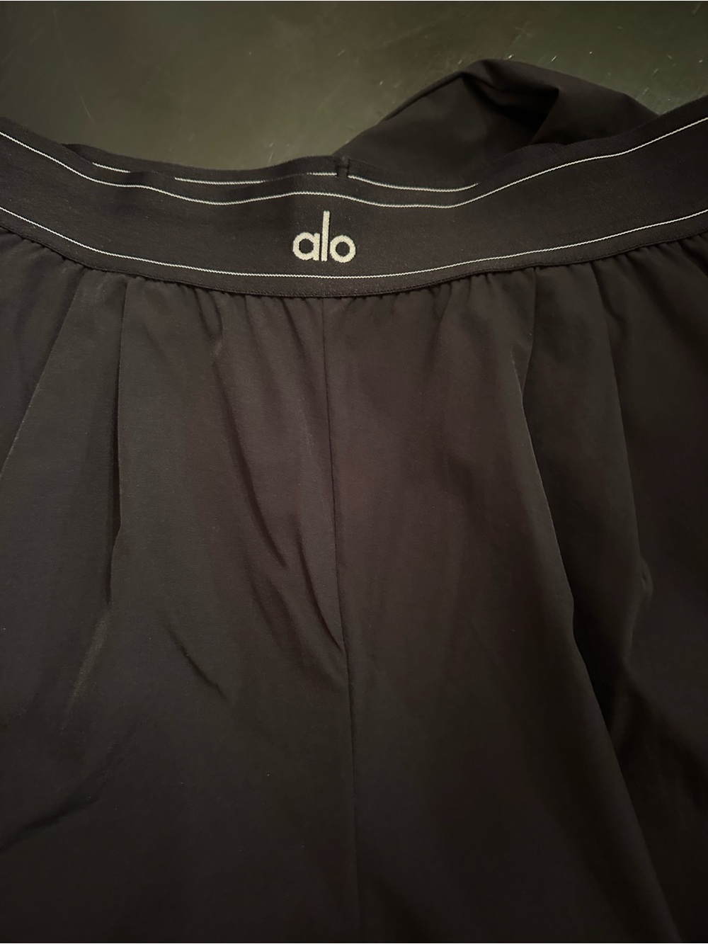 Alo Black Suit Up Trousers